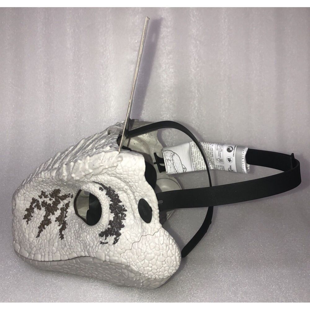 Jurassic World Chaos Theory ATROCIRAPTOR GHOST DINOSAUR MASK With Roar Sound NEW - Picture 12 of 13